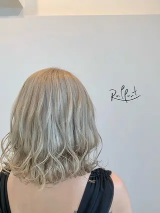 セミロング カラー Rapport ラポールのヘアスタイル