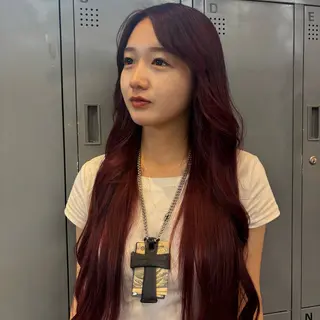 ロング ☘️かわいいハイトー ン☘️nonokaのヘアスタイル