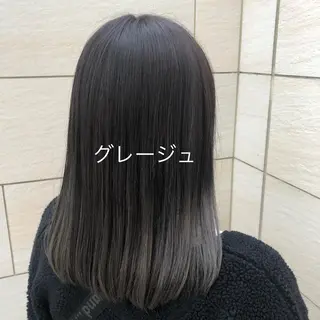 セミロング 青木 りおのヘアスタイル