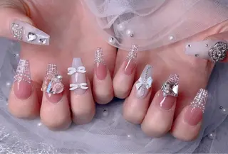 ネイル ETERNA Nail 銀座店【パラジェル/フィルイン/チップ長さだし/マグネット/ニュアンス】所属・ア カリのネイルデザイン