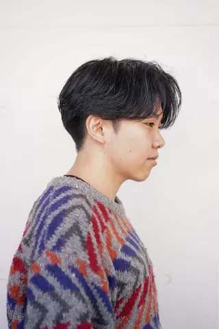 ショート パーマ メンズ SPINOFF SHIFT所属・りゅう せいのヘアスタイル