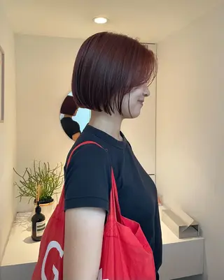 ショート カラー chiharu ボブ/レイヤーのヘアスタイル