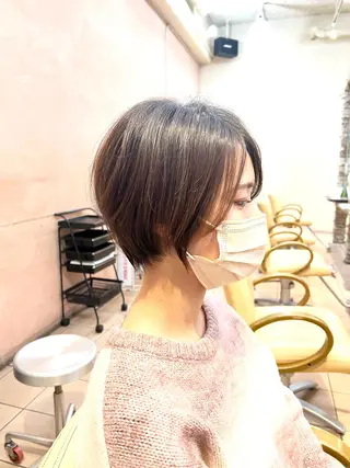 ショート 地毛風ストレート ⚡️下ノ村柊斗⚡️のヘアスタイル