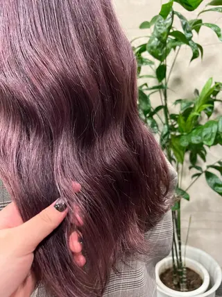 カラー こまつばらみお/レイ ヤー/ダブルカラーのヘアスタイル