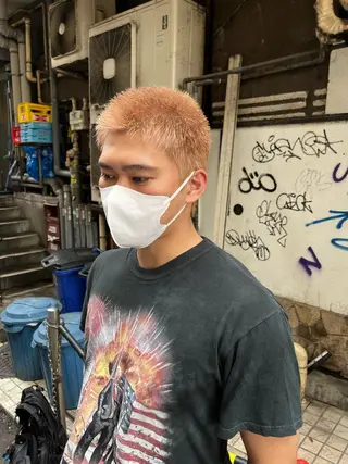 ショート カラー パーマ ヘアアレンジ メンズ 💎髪質改善特化💎 RUITOのヘアスタイル