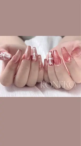 ネイル コネコネイルサロン モデル用のネイルデザイン