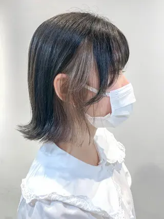 ミディアム カラー ヘアアレンジ yuka .のヘアスタイル