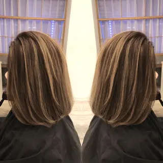 ショート カラー ブリーチカラー🌈 石垣翔太のヘアスタイル