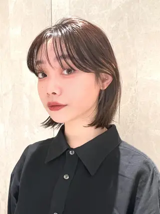 ミディアム カラー レイヤー専門家 ダブルカラー修のヘアスタイル