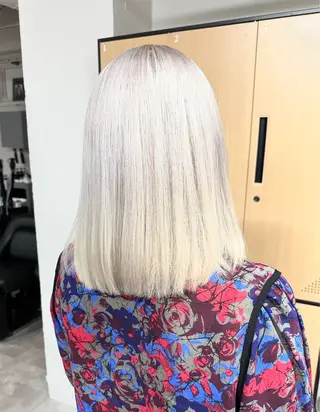 ミディアム ハイライト/ ブリーチ😈小倉😈のヘアスタイル