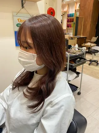 ミディアム 韓国トレンドヘア しゅーやのヘアスタイル