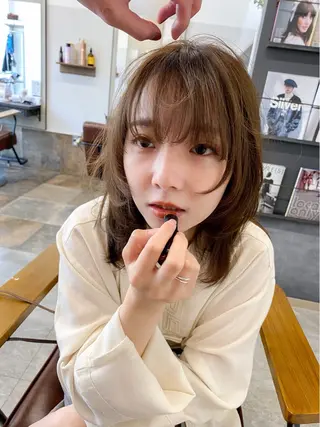 ミディアム カラー 福岡美容室 Daisy duexのヘアスタイル