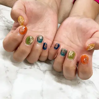 ネイル Hair salon Irie所属・與儀 知佳のネイルデザイン