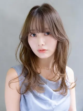 ミディアム 透明感カラー／ natsukiのヘアスタイル