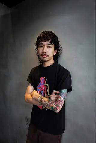 ミディアム パーマ メンズカット/パーマ /ユアサシュンスケのヘアスタイル