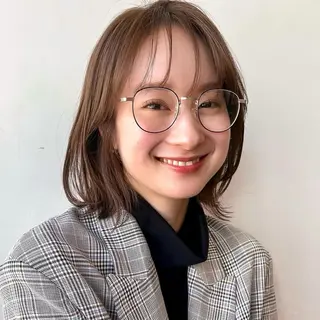 ショート カラー 🌱小顔ヘア/ボブ ミディアム/双葉🌱のヘアスタイル