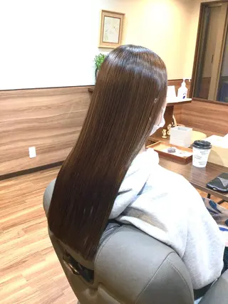 ロング カラー Annon プライベートサロンのヘアスタイル