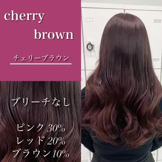 セミロング カラー 大人っぽ♡上品な暖色 ♡ブリーチなし♡のヘアスタイル