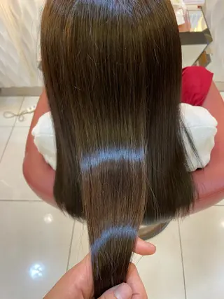 セミロング 【髪質改善×カラー】 QUALIS沓掛貴浩のヘアスタイル