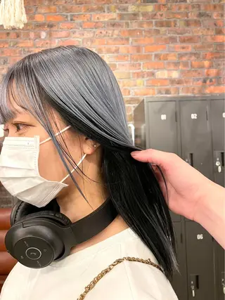 カラー the BRIDGE 大橋伊織のヘアスタイル