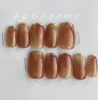 ネイル Ray. ちゅるん系ニュアンスのネイルデザイン