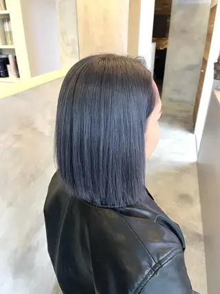 ミディアム カラー Salon de  COCO所属・Yuka /ツヤカラー✨のヘアスタイル