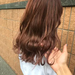 セミロング カラー レイヤー/顔周り /AKARIのヘアスタイル