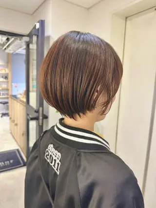 ショート カラー 韓国レイヤー✨ yasuko銀座のヘアスタイル