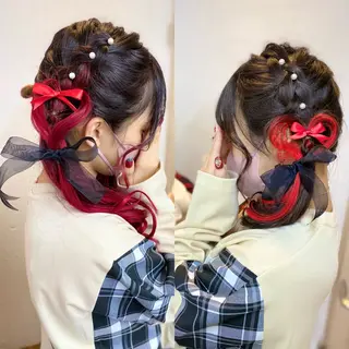 ヘアアレンジ GLOSS 心斎橋 山上のヘアスタイル