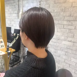 ショート カラー 艶髪/レイヤー 💖心斎橋/Sakiのヘアスタイル