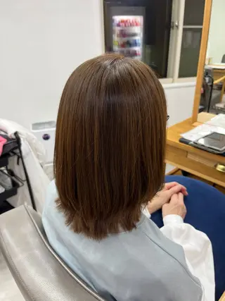 ミディアム 三品 早妃のヘアスタイル
