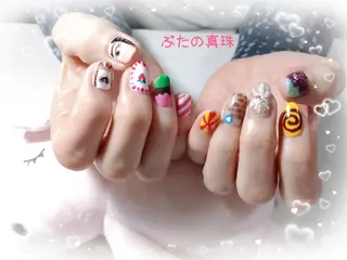 ネイル 林 珠里のネイルデザイン