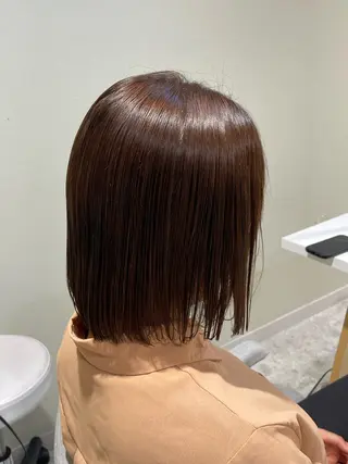 ショート カラー 髪質改善/ボブ /雷賀のヘアスタイル