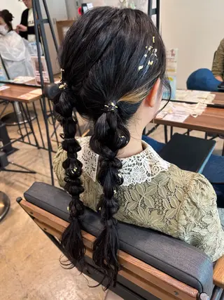 ヘアアレンジ 艶カラー❄️/ボブ /ショート/小由葵のヘアスタイル