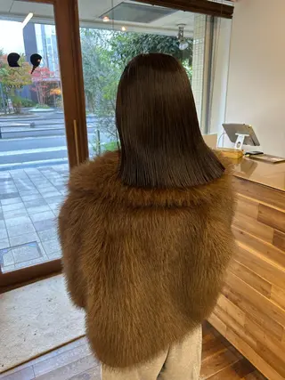 ミディアム siro所属・透明感カラー/ボブ/ siro meruのヘアスタイル