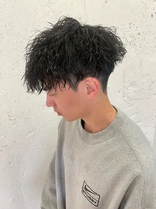 カラー パーマ メンズ 町田エリアＮｏ．１/ パーマ特化/太田京希のヘアスタイル