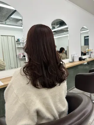 セミロング カラー キッズ オトナヘア🌸 harukaのヘアスタイル