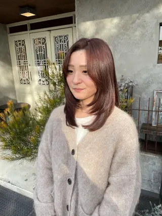 セミロング カラー 西本 綾華のマツエク・マツパデザイン