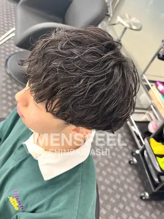 ミディアム MENS FEEL所属・メンズパーマが上手い 💇RYO❤️‍🔥のヘアスタイル