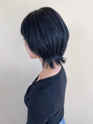 ミディアム カラー ハイライトカラー✨ グレージュ✨鎌倉光洋のヘアスタイル