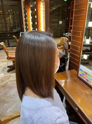 ミディアム stylist YUTOのヘアスタイル