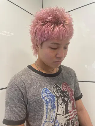 メンズ メンズ/艶髪/カラー サクラ🌸のヘアスタイル