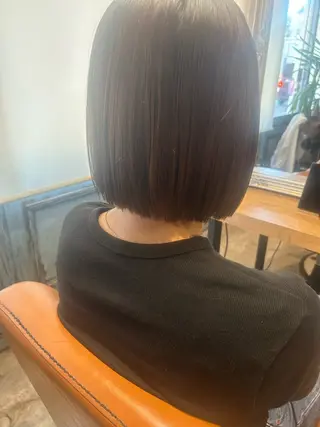 ショート ボブ/暖色/透明 感カラー/Sachiのヘアスタイル