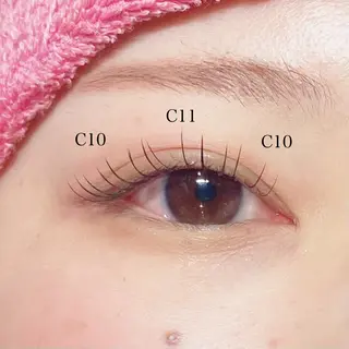 マツエク・マツパ Veil chihiroのマツエク・マツパデザイン