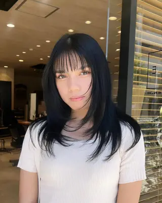 セミロング カラー 産休中です 艶カラー♡オカのヘアスタイル