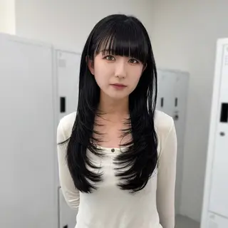 ロング 似合わせカットが 得意な美容師のヘアスタイル