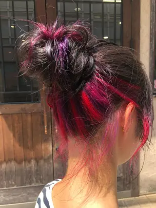 ロング カラー 國次 夕貴のヘアスタイル