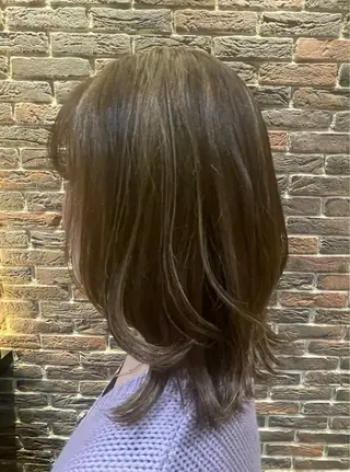 ミディアム カラー Hair salon 6所属・🌸照井 奈保子🌸のヘアスタイル