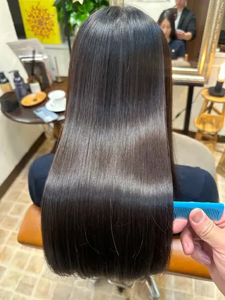 ロング 櫛引 健太のヘアスタイル