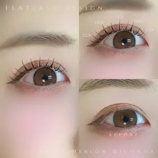 マツエク・マツパ MicoNoa所属・MicoNoa Asamiのマツエク・マツパデザイン